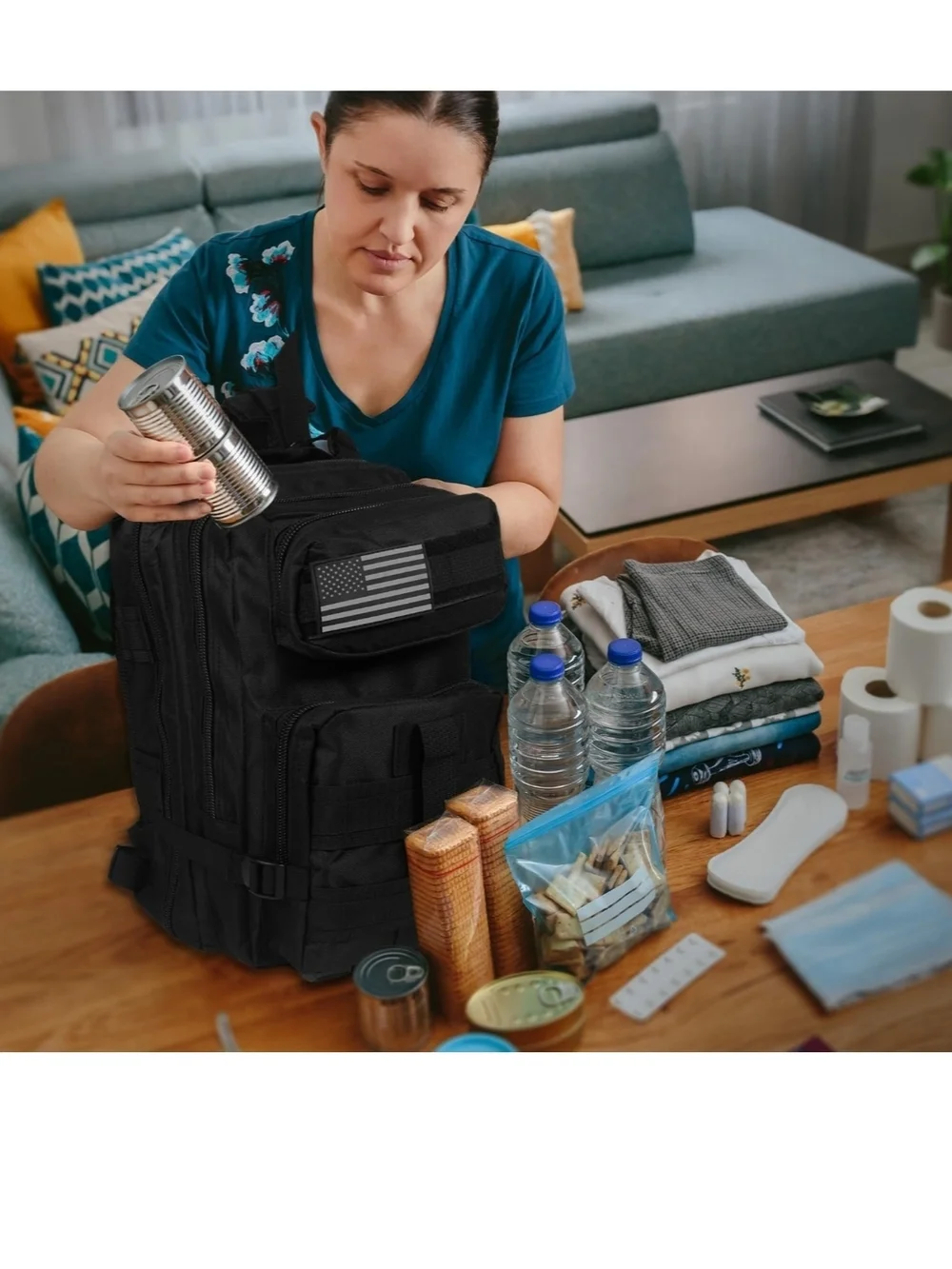 Tactical Black  Backpack Sling Bag